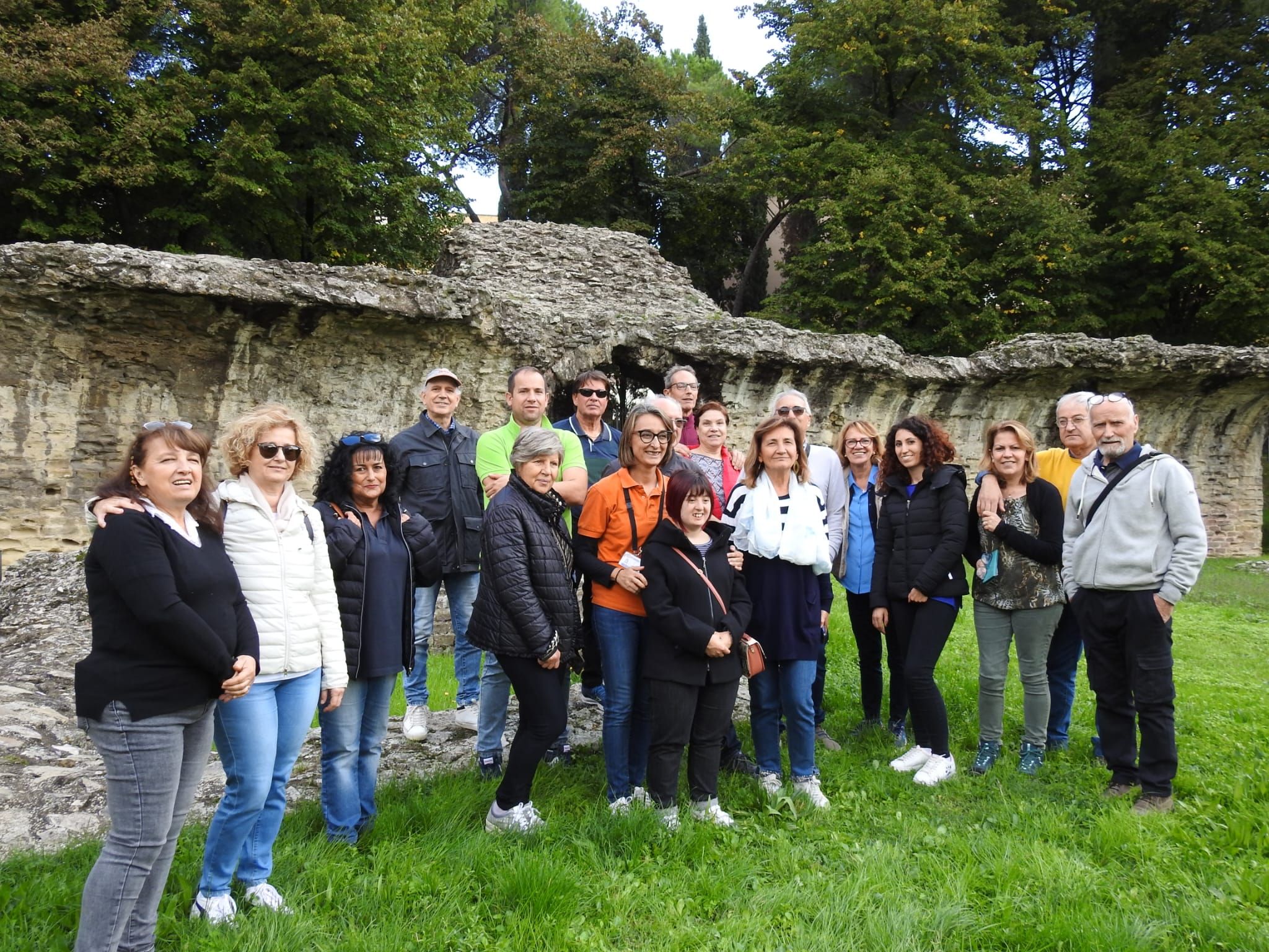 Il gruppo archeologico Piansano in visita