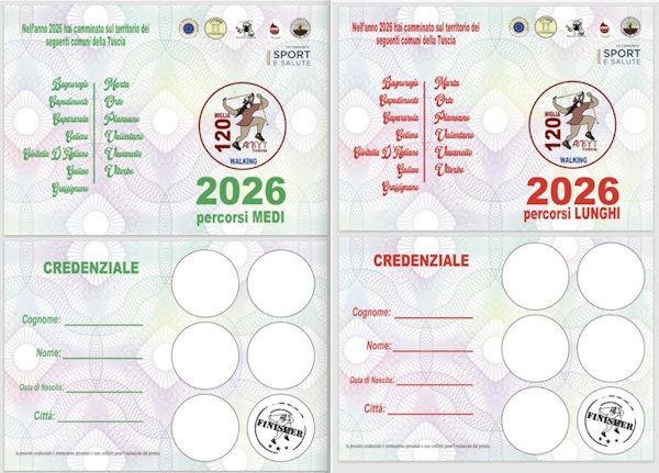 Credenziali Criterium 120 miglia in Tuscia